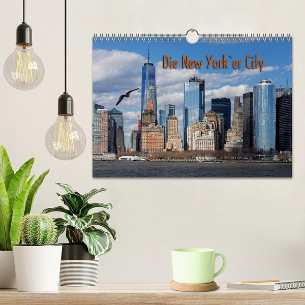 Produktbild: Die New Yorker City (Wandkalender 2026 DIN A4 quer), CALVENDO Monatskalender