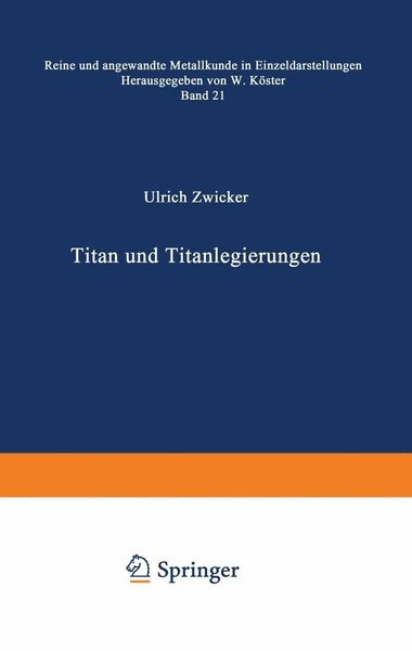 Produktbild: Titan und Titanlegierungen