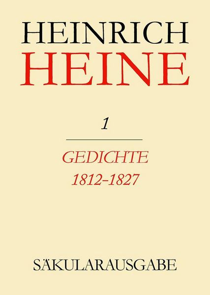Produktbild: Gedichte 1812-1827