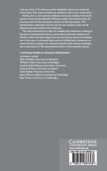 Produktbild: Harmonic Analysis on Finite Groups