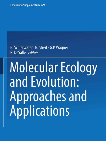 Produktbild: Molecular Ecology and Evolution: Approaches and Applications