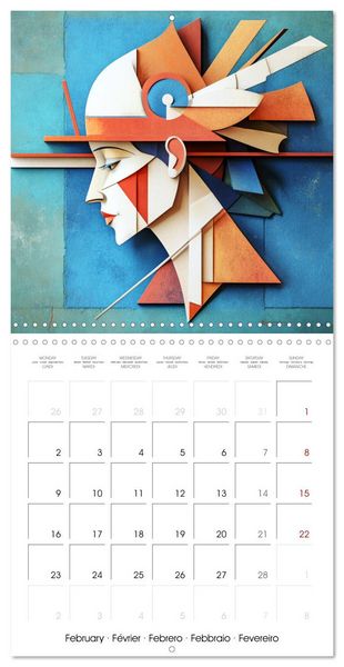 Produktbild: Artistry in Origami (Wall Calendar 2026 12 &times; 12 Inch) CALVENDO 12 Month Wall Calendar