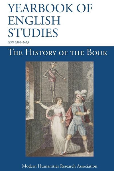 Produktbild: The History of the Book (Yearbook of English Studies (45) 2015)