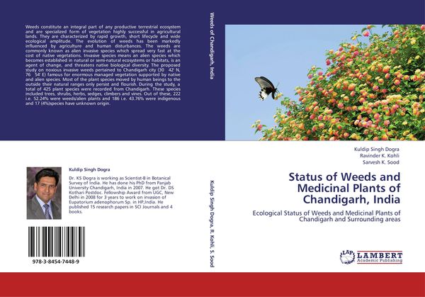 Produktbild: Status of Weeds and Medicinal Plants of Chandigarh, India
