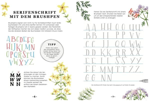 Produktbild: Handlettering Mixed Paper Block Cottage Dreams - Gelb, Gr&uuml;n, Blau, Rosa, Rot - A5