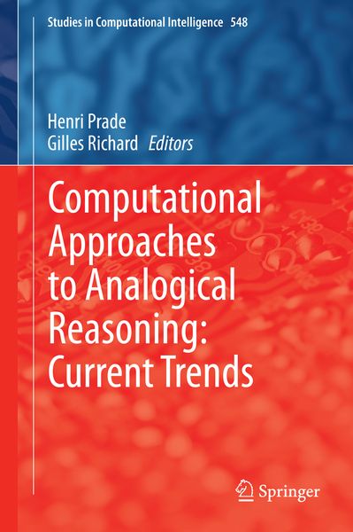 Produktbild: Computational Approaches to Analogical Reasoning: Current Trends