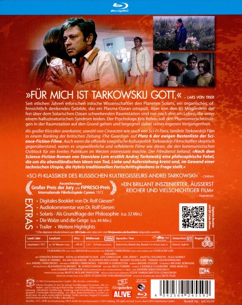 Produktbild: Solaris &ndash; Special Restored Edition (Filmjuwelen / DEFA Science Fiction)