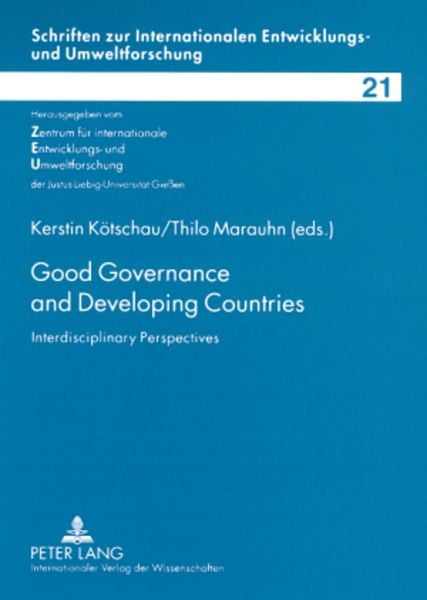Produktbild: Good Governance and Developing Countries