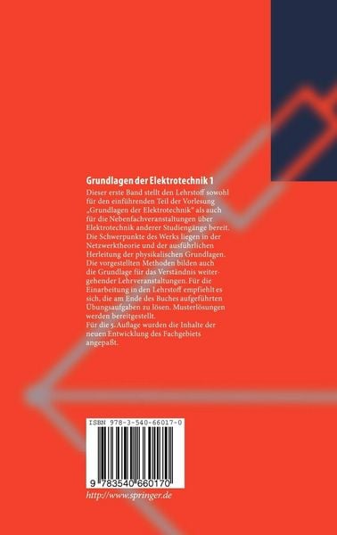 Produktbild: Grundlagen der Elektrotechnik 1