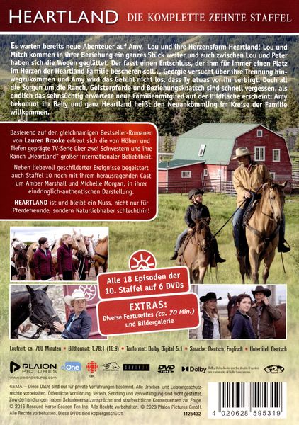 Produktbild: Heartland - Paradies f&uuml;r Pferde, Staffel 10 (Neuauflage) [6 DVDs]