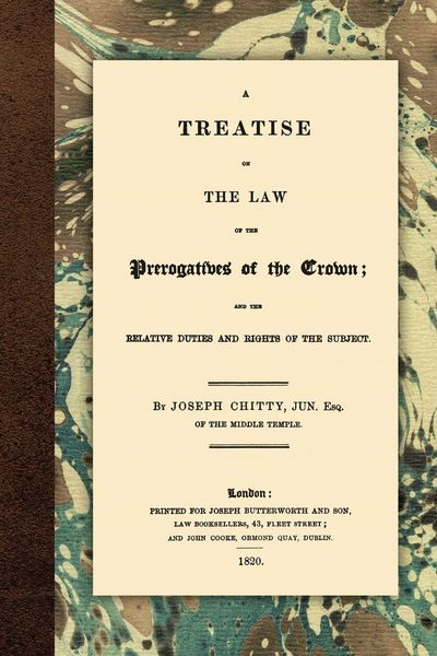 Produktbild: A Treatise on the Law of the Prerogatives of the Crown