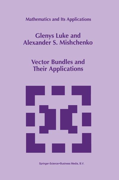Produktbild: Vector Bundles and Their Applications