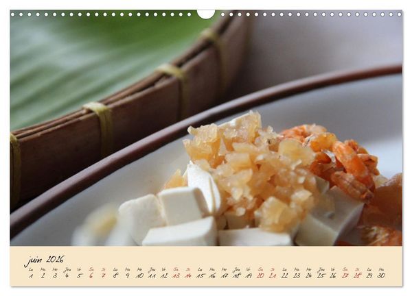 Produktbild: La cuisine Tha&iuml; (Calendrier mural 2026 DIN A3 vertical), CALVENDO calendrier mensuel
