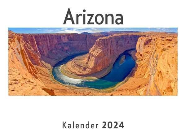 Produktbild: Arizona (Wandkalender 2024, Kalender DIN A4 quer, Monatskalender im Querformat mit Kalendarium, Das perfekte Geschenk)