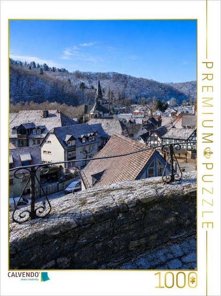 CALVENDO Puzzle Blick auf Eppstein | 1000 Teile Lege-Größe 64x48cm Foto-Puzzle für glückliche Stunden