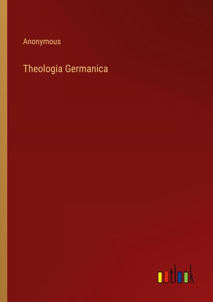 Produktbild: Theologia Germanica