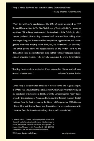 Produktbild: The Epistles of Horace