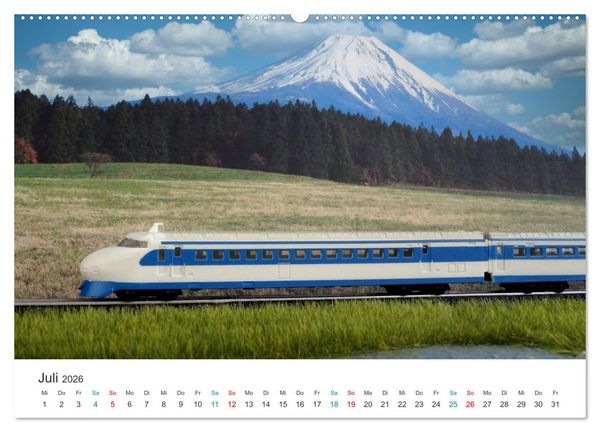 Produktbild: Miniaturbahnen international (hochwertiger Premium Wandkalender 2026 DIN A2 quer), Kunstdruck in Hochglanz