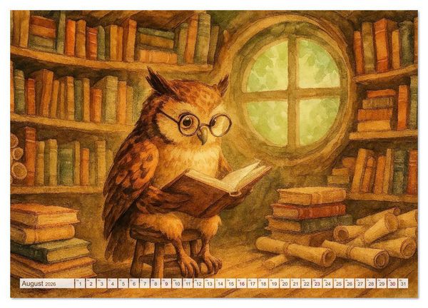 Produktbild: Zuhause bei den Kleinen. Ein Jahr voller tierischer R&uuml;ckzugsorte. (Wandkalender 2026 DIN A4 quer), CALVENDO Monatskalender