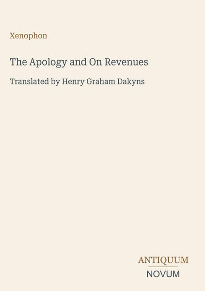 Produktbild: The Apology and On Revenues