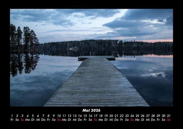 Produktbild: Die Seen der Erde 2026 Fotokalender DIN A3