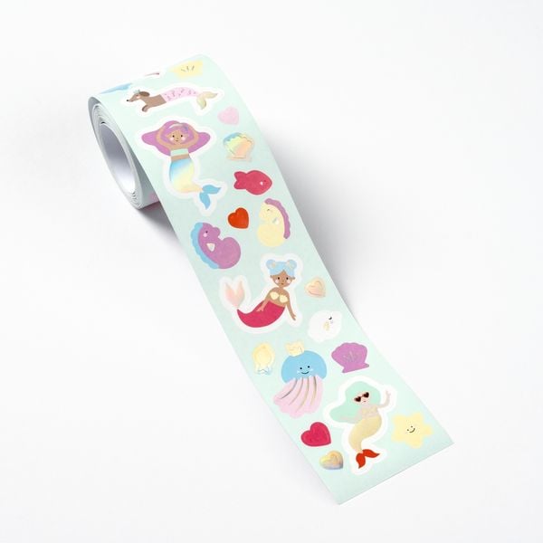Produktbild: FOLIA&reg; Stickerrolle, Mermaids 368 St&uuml;ck