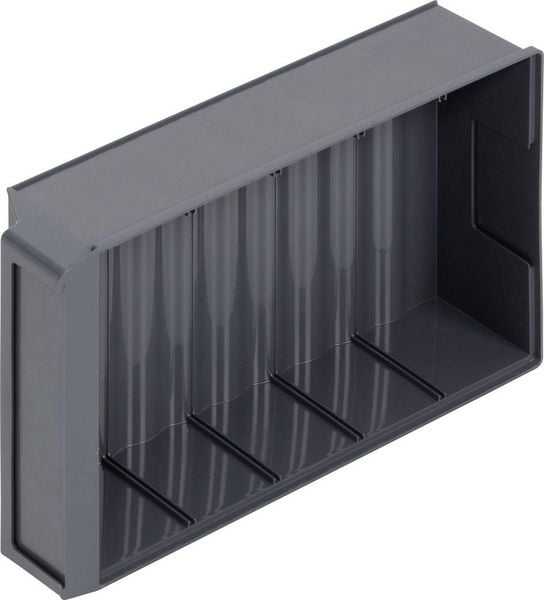 Produktbild: Alutec 66028 Sichtlagerkasten (L x B x H) 300 x 183 x 81mm Dunkelgrau 1St.