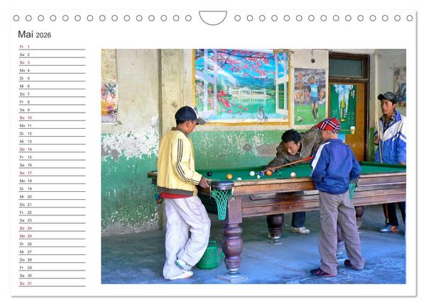 Produktbild: Tibet - Begegnungen (Wandkalender 2026 DIN A4 quer), CALVENDO Monatskalender