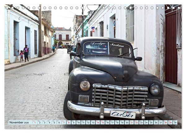 Produktbild: CUBA CARIBBEAN DREAM DESTINATION (Wall Calendar 2026 DIN A4 landscape), CALVENDO 12 Month Wall Calendar