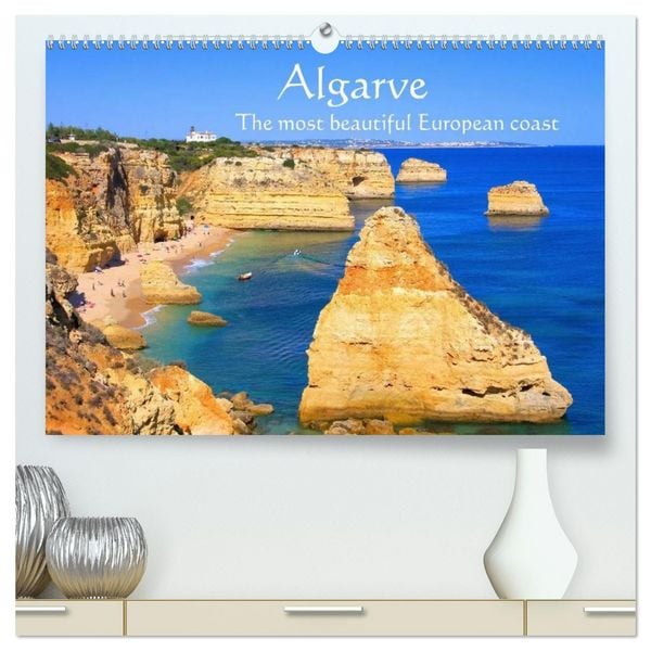 Produktbild: Algarve - The most beautiful European coast (High Quality Premium Wall Calendar 2026 DIN A2 landscape),CALVENDO 12 Month Wall Calendar