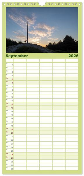 Produktbild: Familienplaner 2026 - Camino 2026 mit 5 Spalten (Wandkalender, 21 x 45 cm) CALVENDO