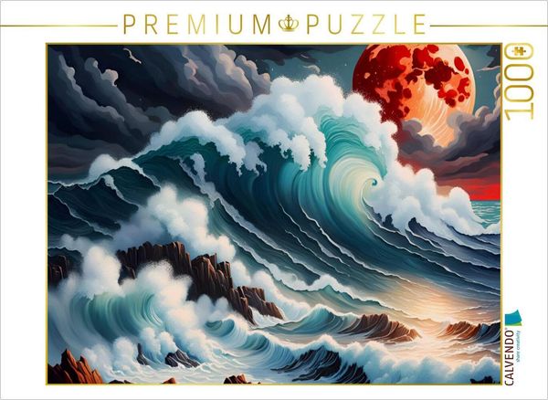Produktbild: CALVENDO Puzzle Berauschende Klippen | 1000 Teile Lege-Gr&ouml;&szlig;e 64x48cm Foto-Puzzle f&uuml;r gl&uuml;ckliche Stunden