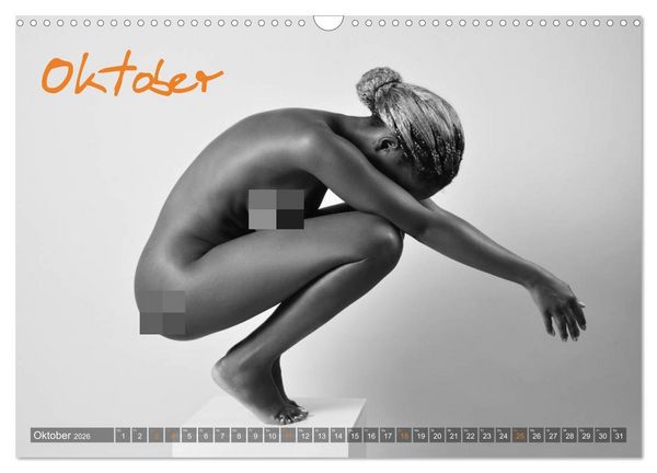Produktbild: Erotik Fotoart Klassische Aktfotografie (Wandkalender 2026 DIN A3 quer), CALVENDO Monatskalender
