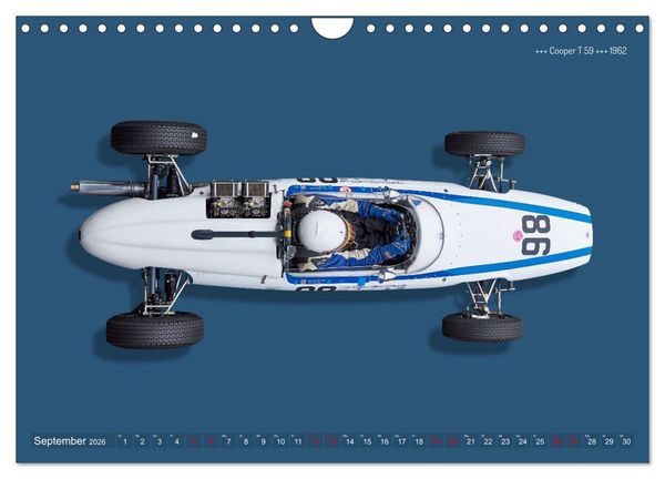 Produktbild: Legenden des Rennsports - Formel Junior 1955-1965 (Wandkalender 2026 DIN A4 quer), CALVENDO Monatskalender