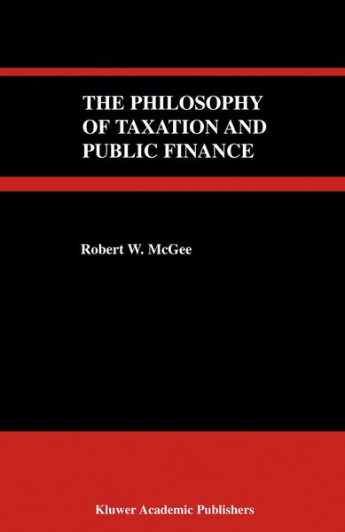 Produktbild: The Philosophy of Taxation and Public Finance