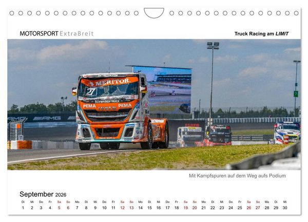 Produktbild: Truck Racing am LIMIT - Panoramabilder (Wandkalender 2026 DIN A4 quer), CALVENDO Monatskalender