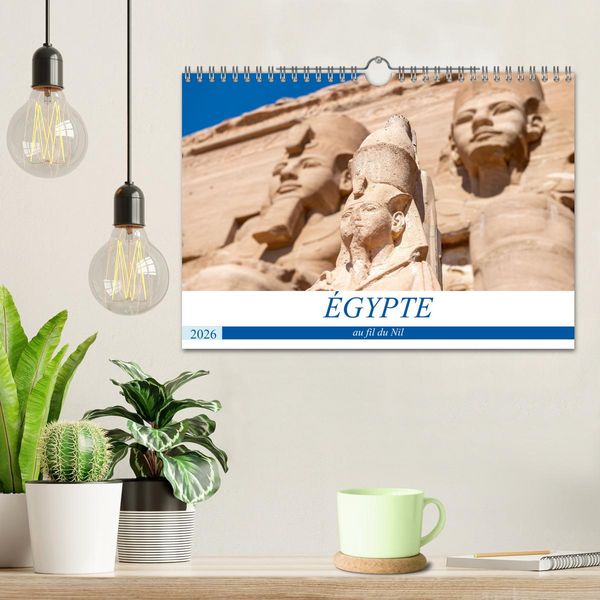 Produktbild: &Eacute;gypte, sur les rives du Nil (Calendrier mural 2026 DIN A4 vertical), CALVENDO calendrier mensuel