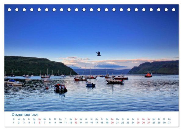 Produktbild: Schottlands S&uuml;den 2026. Impressionen zwischen Edinburgh, Loch Ness und Isle of Skye (Tischkalender 2026 DIN A5 quer), CALVENDO Monatskalender