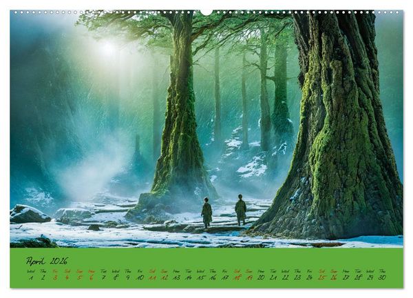 Produktbild: A strange forest In the lonely undergrowth (Wall Calendar 2026 DIN A2 landscape), CALVENDO 12 Month Wall Calendar