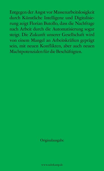 Produktbild: Das knappe Gut Arbeit