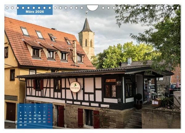 Produktbild: Kontraste Waiblingen (Wandkalender 2026 DIN A4 quer), CALVENDO Monatskalender