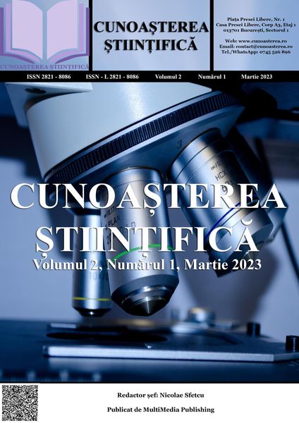 Produktbild: Cunoa&iquest;terea &iquest;tiin&iquest;ifica, Volumul 2, Numarul 1, Martie 2023
