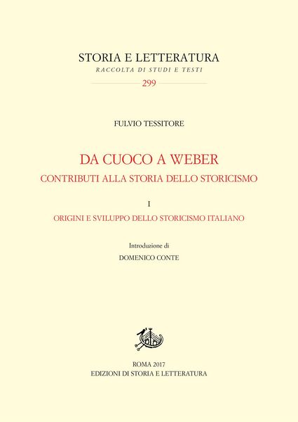 Produktbild: Da Cuoco a Weber. Contributi alla storia dello storicismo. I