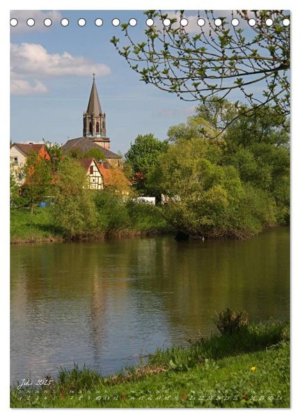 Rotenburg an der Fulda (Tischkalender 2025 DIN A5 hoch), CALVENDO Monatskalender