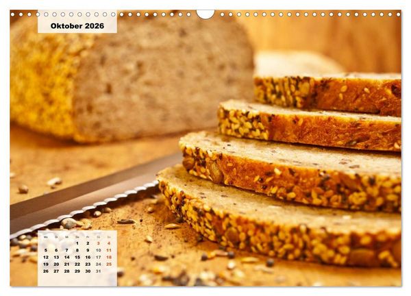 Produktbild: BROTART / 2026 (Wandkalender 2026 DIN A3 quer), CALVENDO Monatskalender