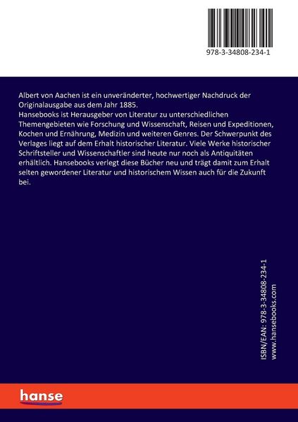 Produktbild: Albert von Aachen