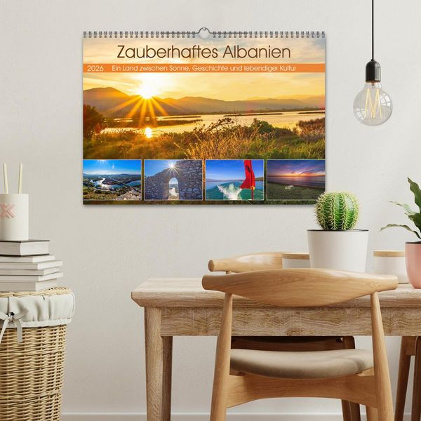 Produktbild: Zauberhaftes Albanien (Wandkalender 2026 DIN A3 quer), CALVENDO Monatskalender