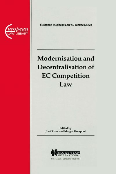 Produktbild: European Business Law & Practice Series: Modernisation and Decentralisation of EC Competition Law