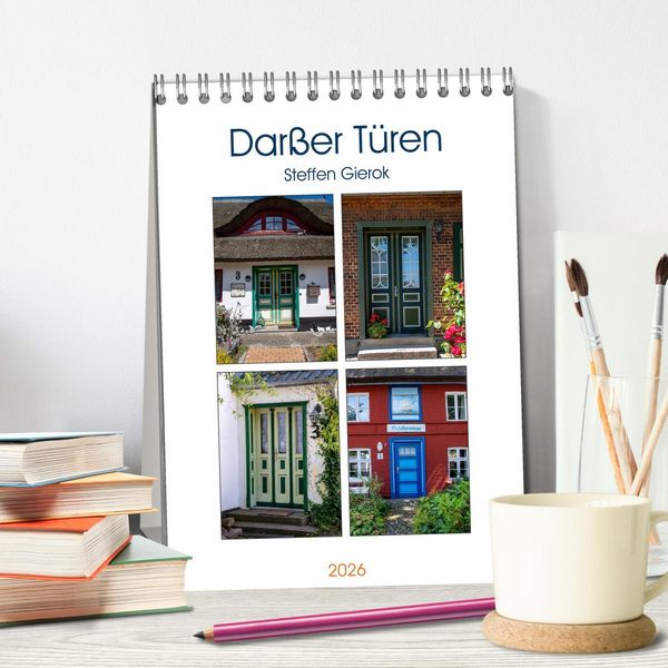 Produktbild: Dar&szlig;er T&uuml;ren (Tischkalender 2026 DIN A5 hoch), CALVENDO Monatskalender