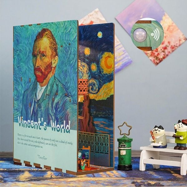 Book Nook DIY Bücherecke Vincent's World